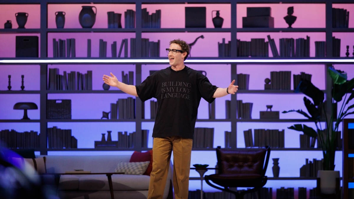 Mark Zuckerberg presenta dispositivos durante Meta Connect 2026.