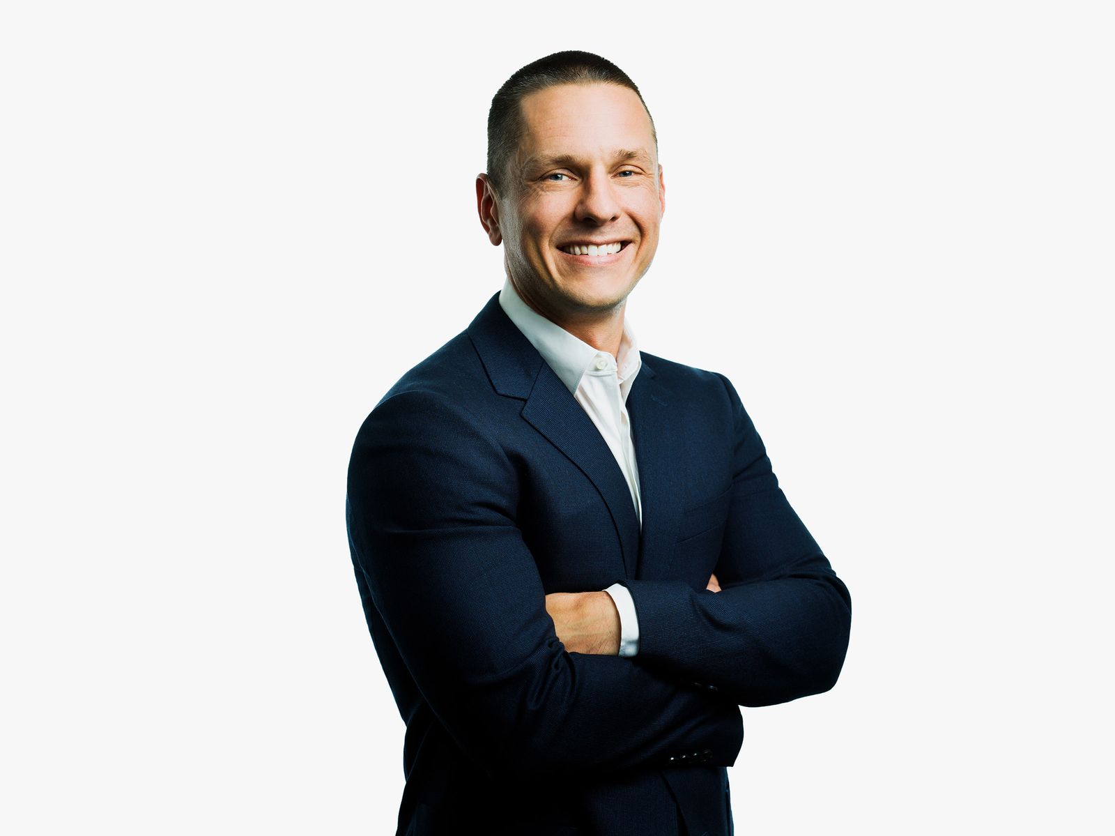 Retrato de Tom Alison, responsable de Facebook.