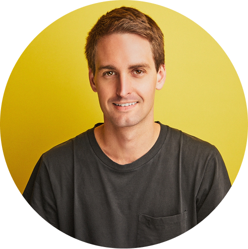 Retrato de Evan Spiegel.